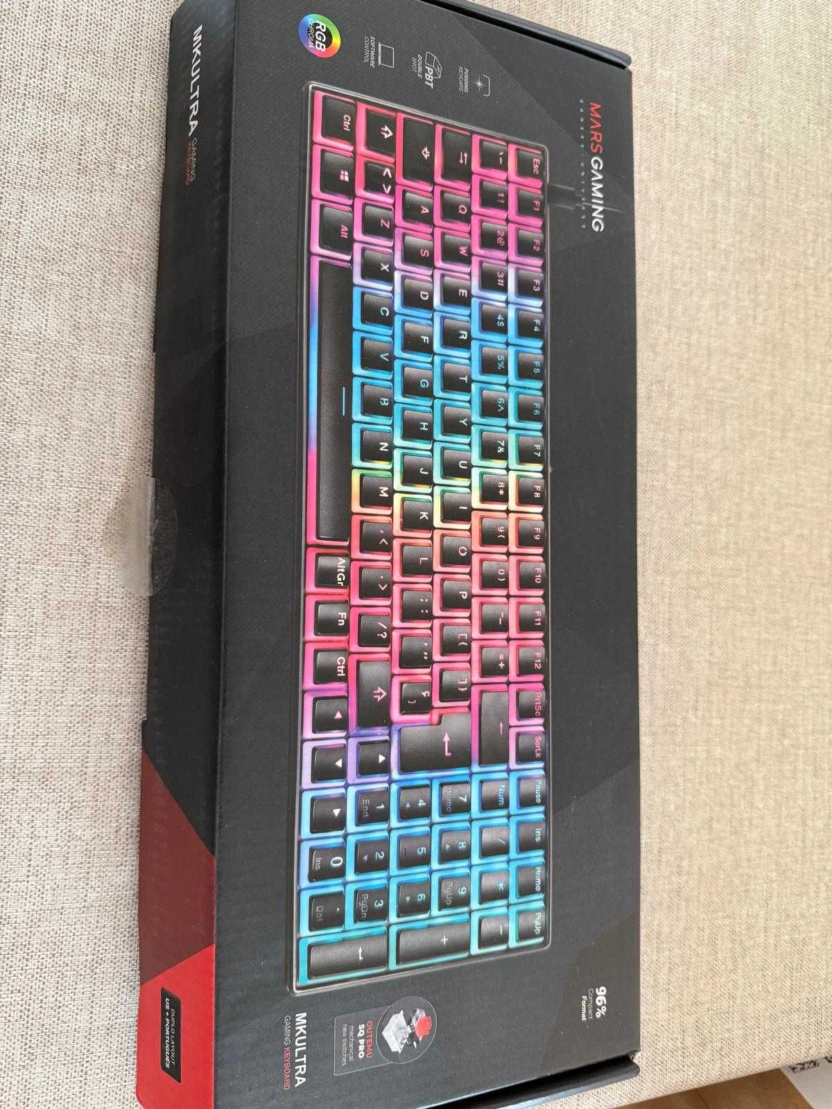Mars MK Ultra teclado rgb 96% com switches castanhos