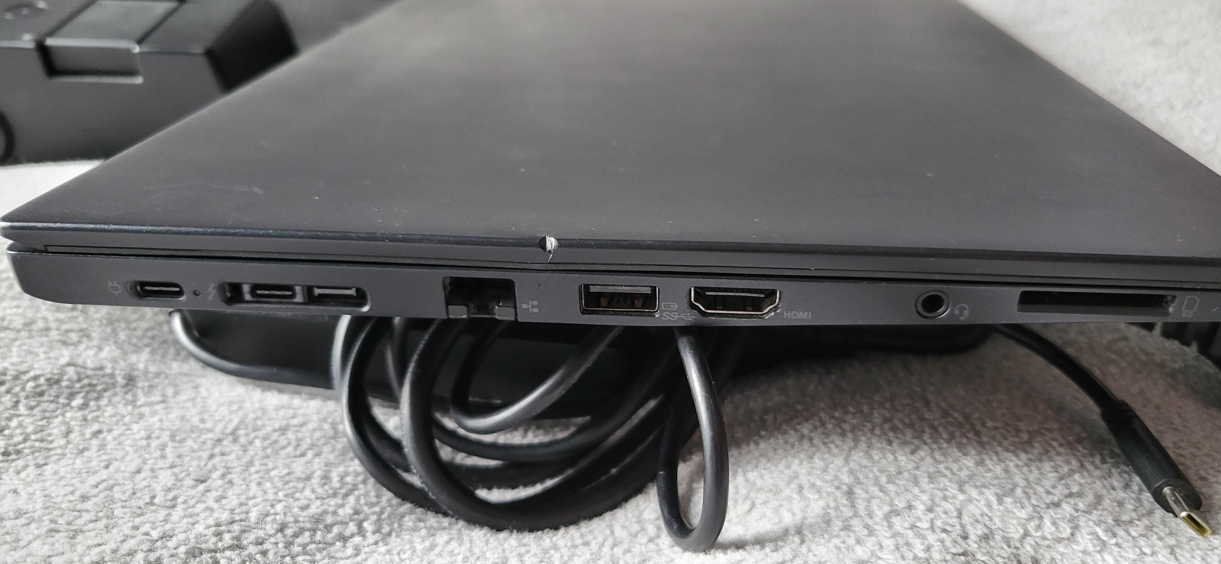 Lenovo ThinkPad T480s i5-8350U/512SSD/FHD LED/8GB RAM+ stacja robocza!