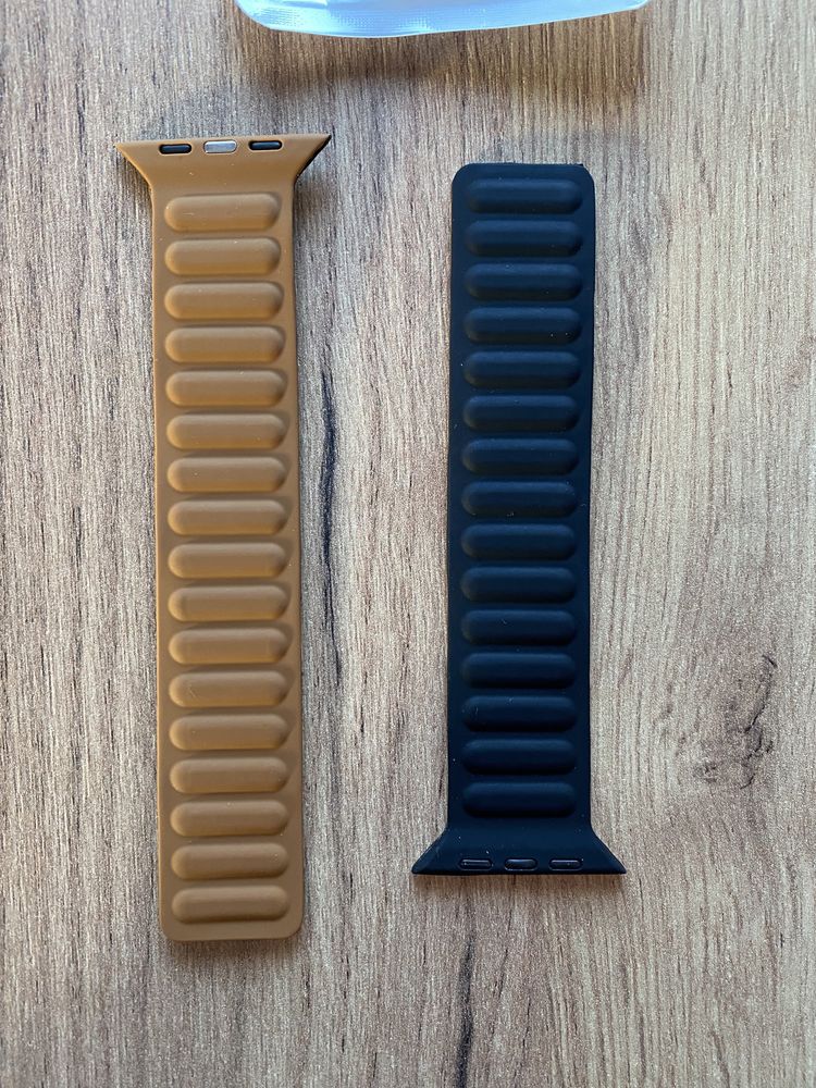 Pasek silikonowy magnetyczny Apple Watch 6/7/8 42,44,45 mm.