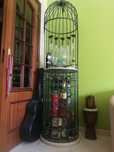 Garrafeira e chaise-longue (conjunto)