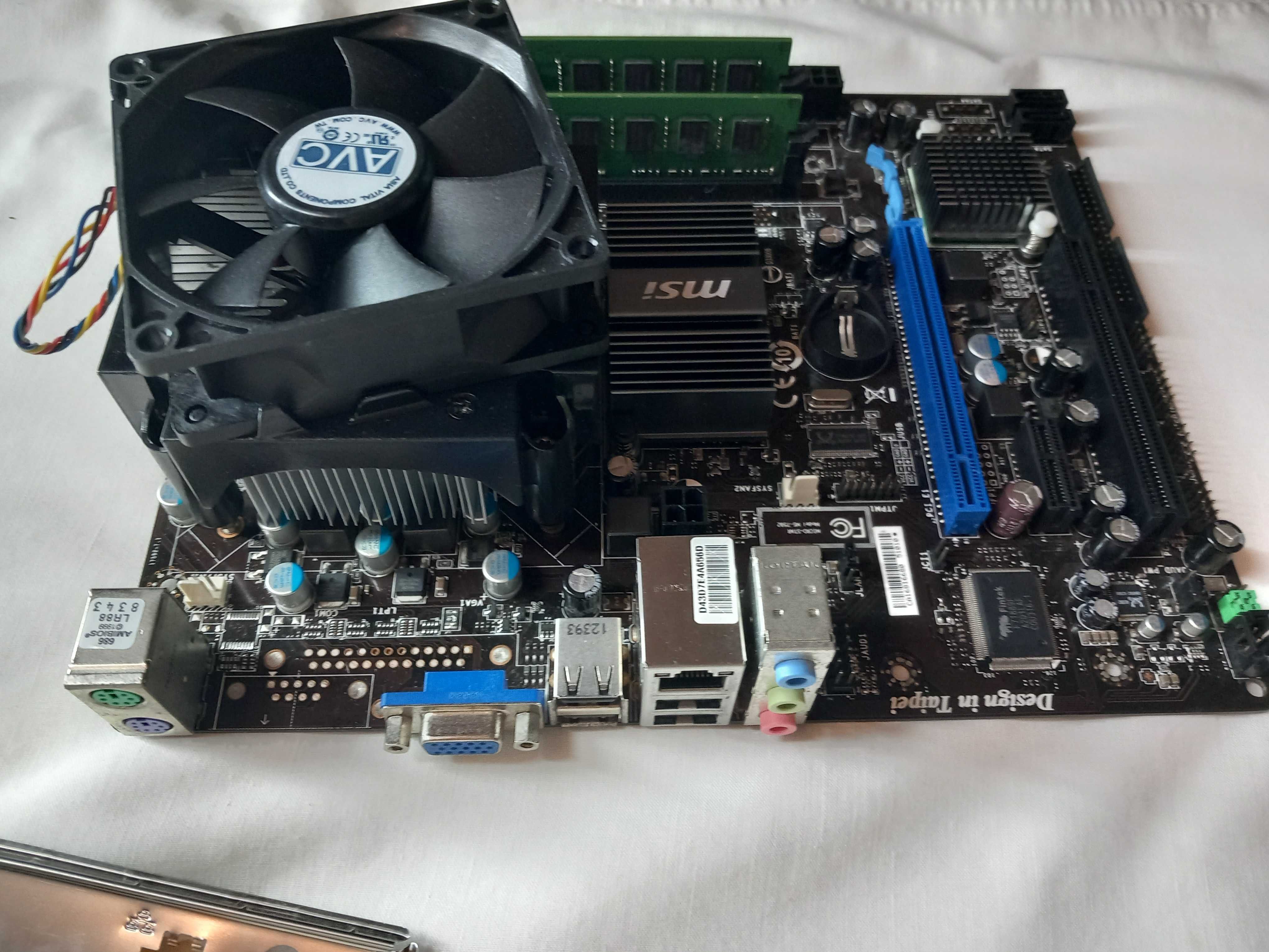 Motherboard MSI g41m-sp20 + Processador Intel Core 2 Quad Q8300+RAM