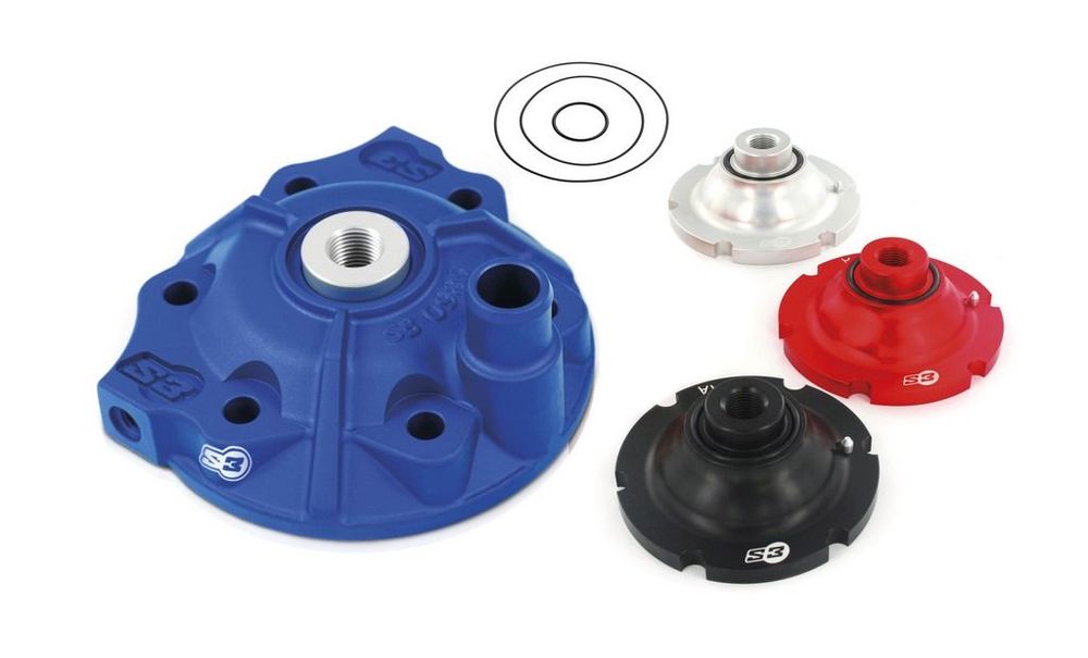 cabeça motor aluminio s3 com tampa azul husqvarna te 250