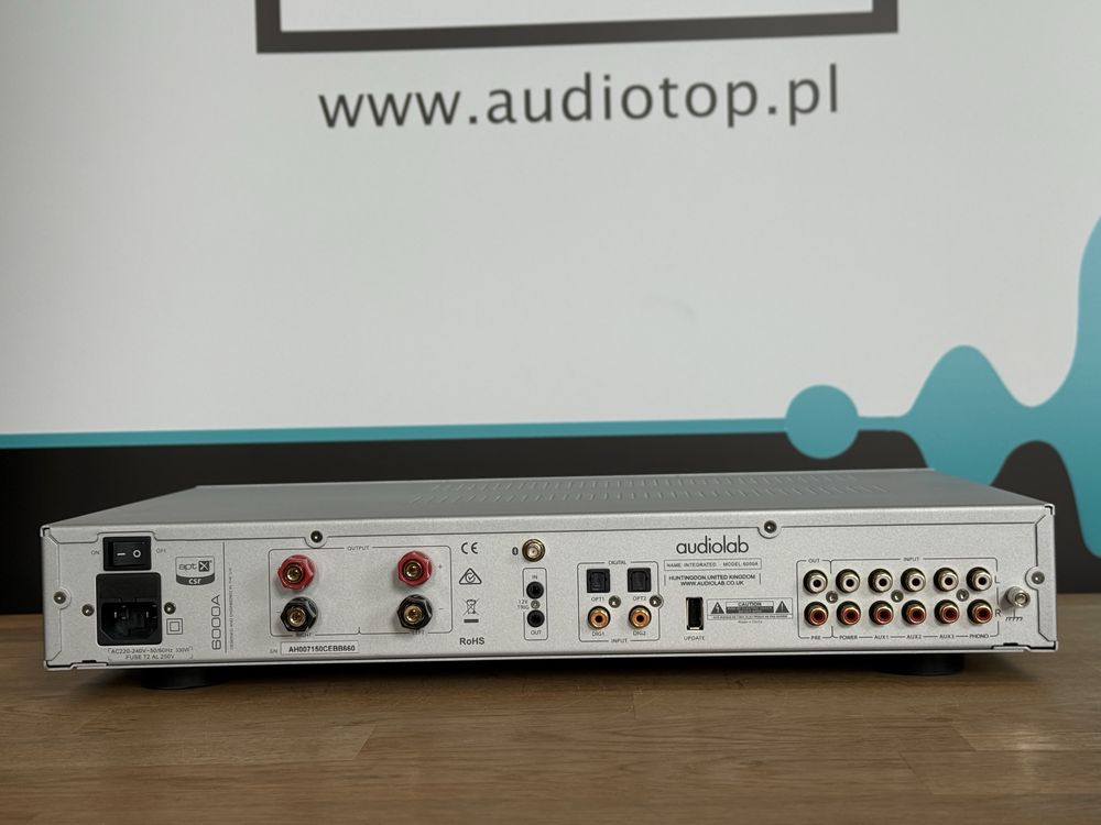 Wzmacniacz stereofoniczny - Audiolab 6000A Srebrny NOWY PROMOCJA