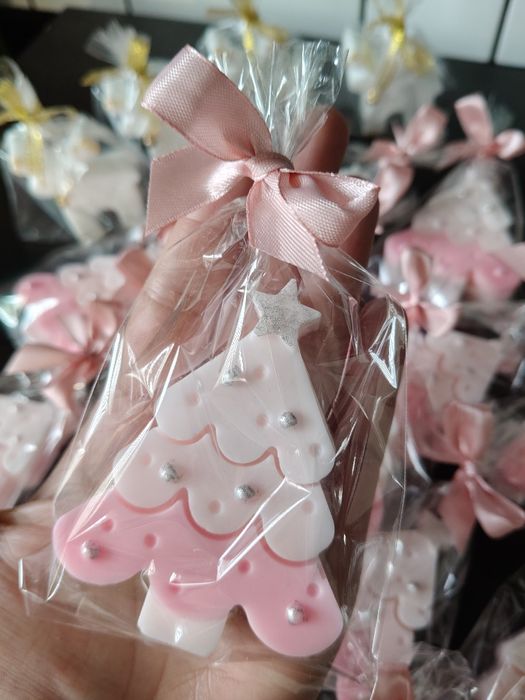 Choinki mydlane- różne kolory.  Mikołajki,święta,upominek.