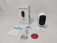 [NOVO] Câmara Vigilância Wi-Fi Exterior 4 MP • SEM FIOS - 60 Dias
