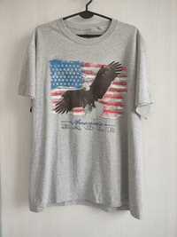 Koszulka Męska T-Shirt Szara American Eagle L