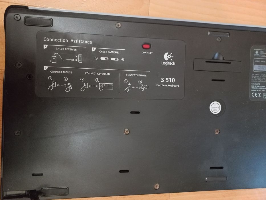 Клавіатура безпровідна Logitech S 510 б/у.