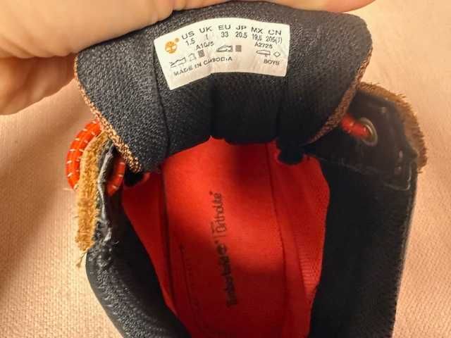 Buty dziecięce Timberland karmelowe rozm. 33