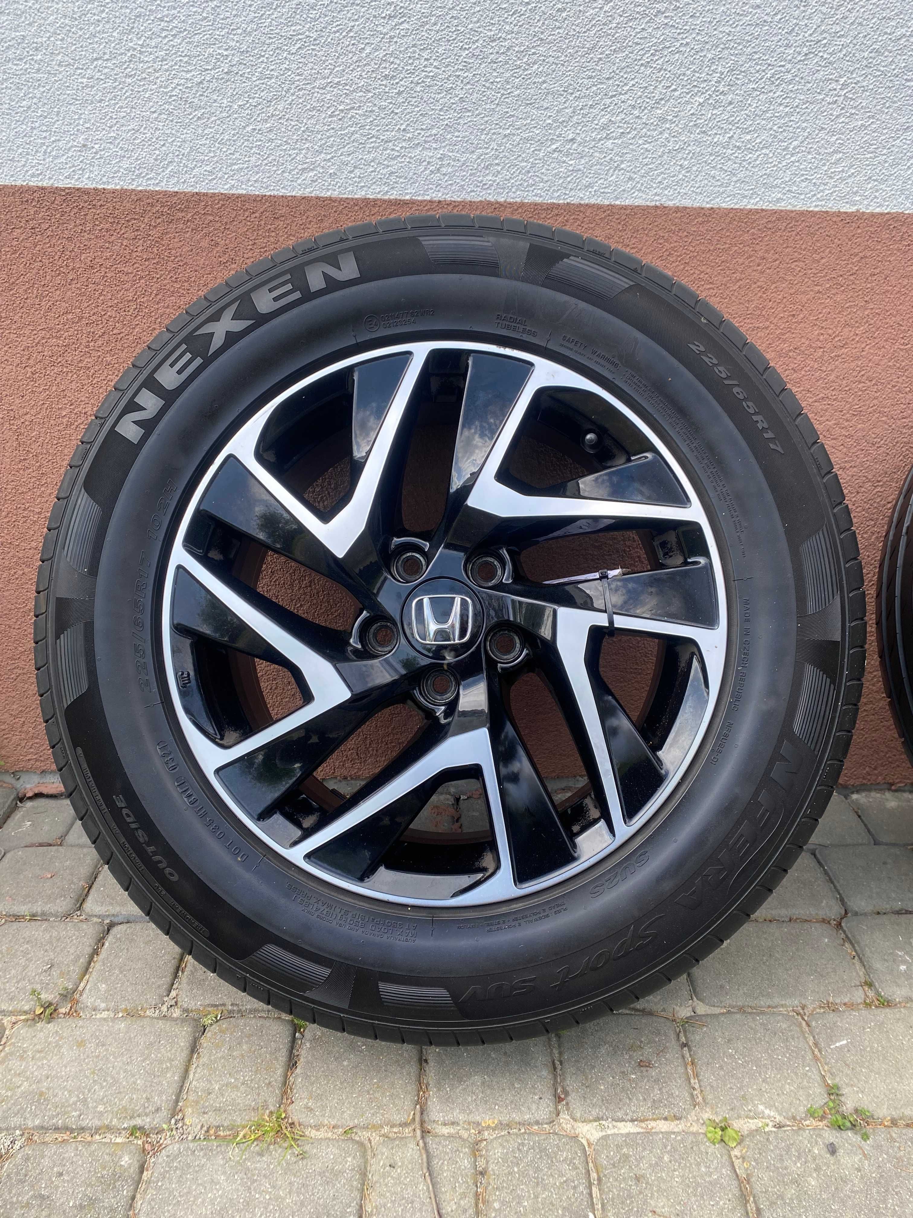 Felgi aluminiowe 17'' Honda CR V lato plus GRATIS dwie opony