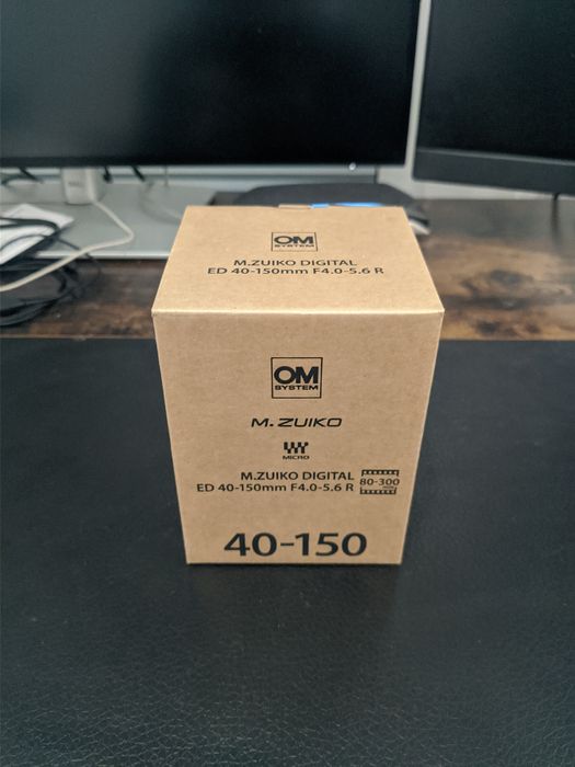 Obiektyw OM System M. Zuiko ED 40-150 F4.0-5.6R Olympus Lumix NOWY!