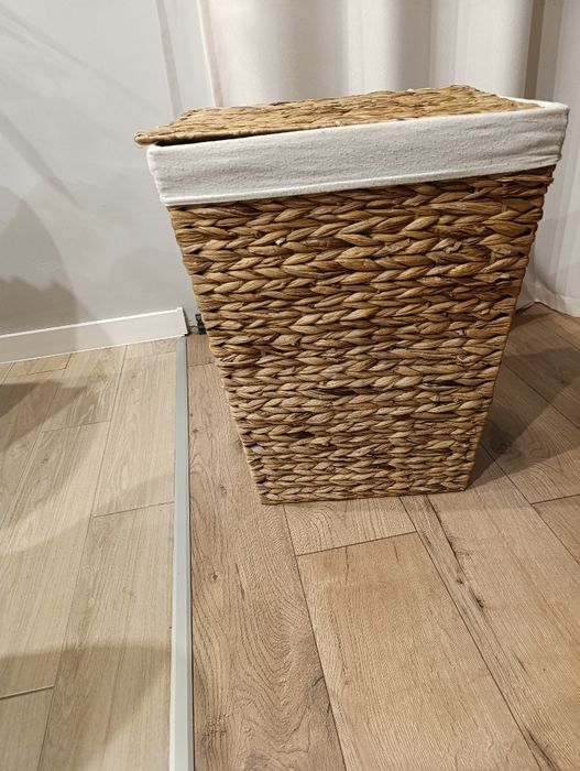 Kosz na pranie wiklinowy