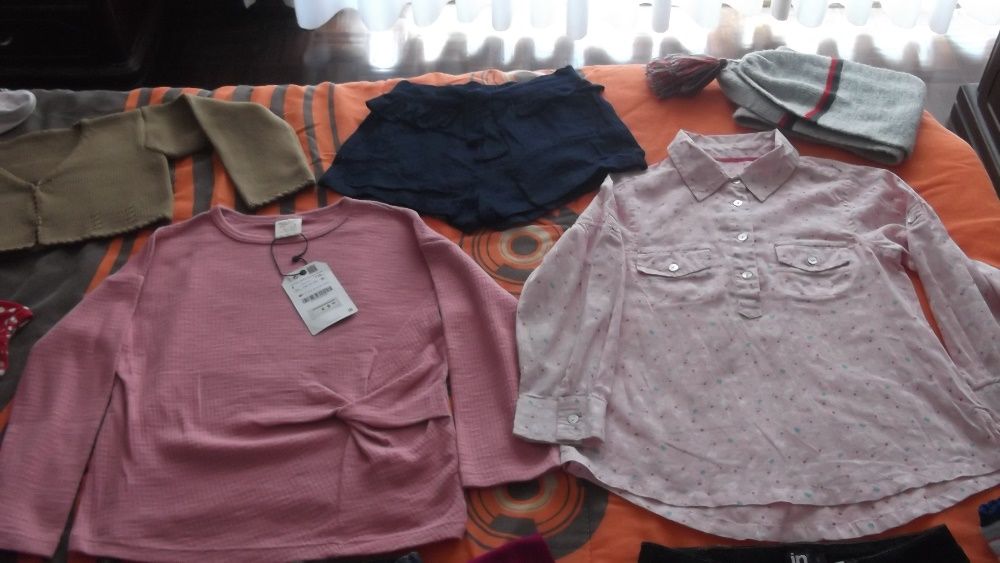 lote de roupa de menina a garrafa rosa