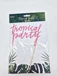 Dekoracja na tort papierowa "Tropical Party", Topper 24 cm