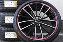 Koła OEM VOLKSWAGEN GOLF R LINE GTI GTD Scottsdale 19" Pirelli 2025r