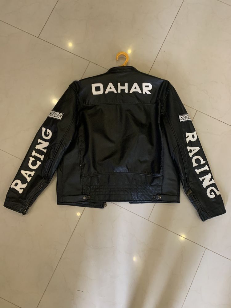 Dahar Racing шкіряна чоловіча куртка мотокуртка
