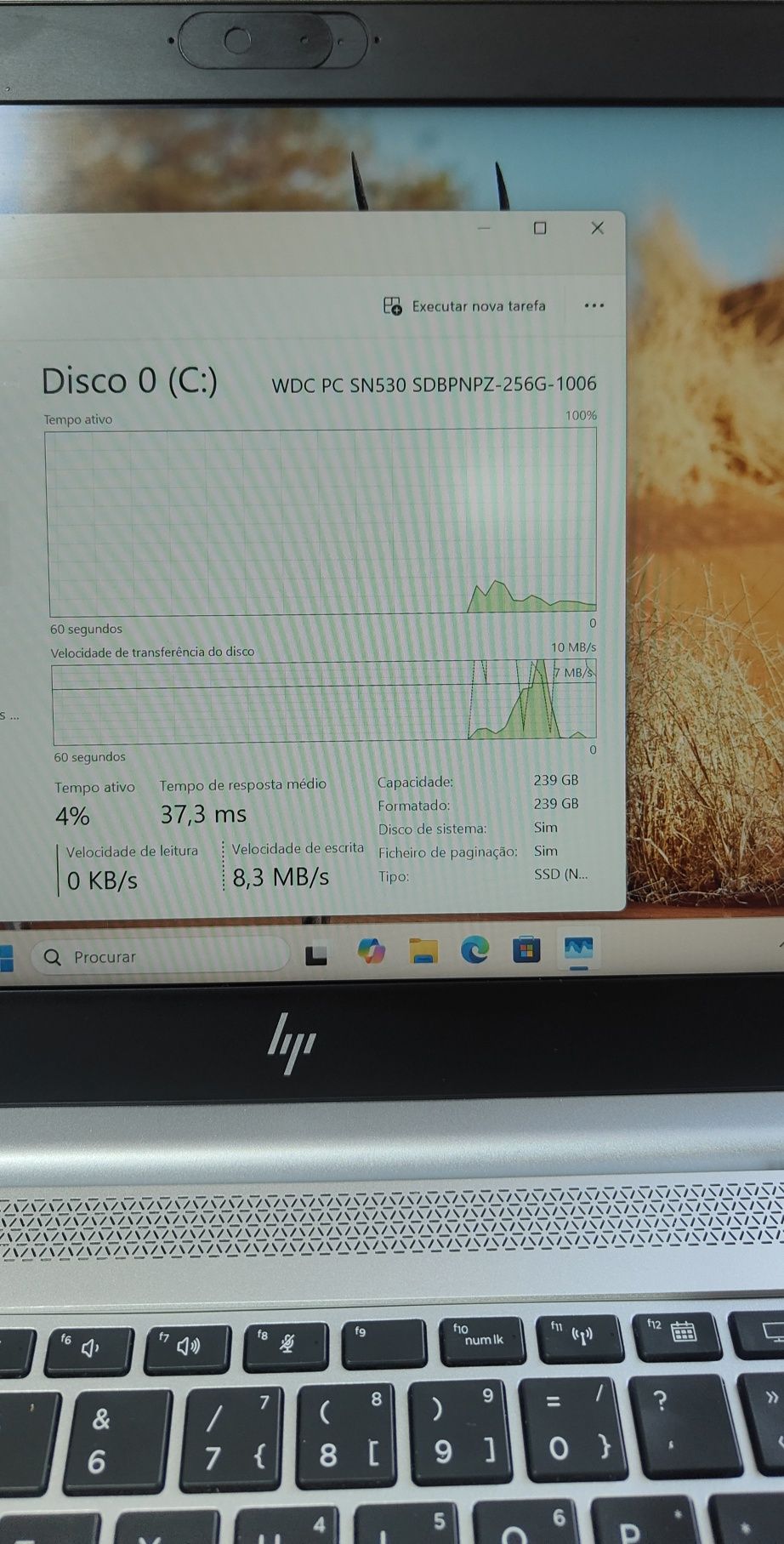 Portátil HP EliteBook 840 G5 14" i5 8th 8GB RAM 256GB SSD M2