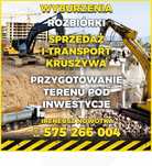 Prace ziemne niwelacja wykopy