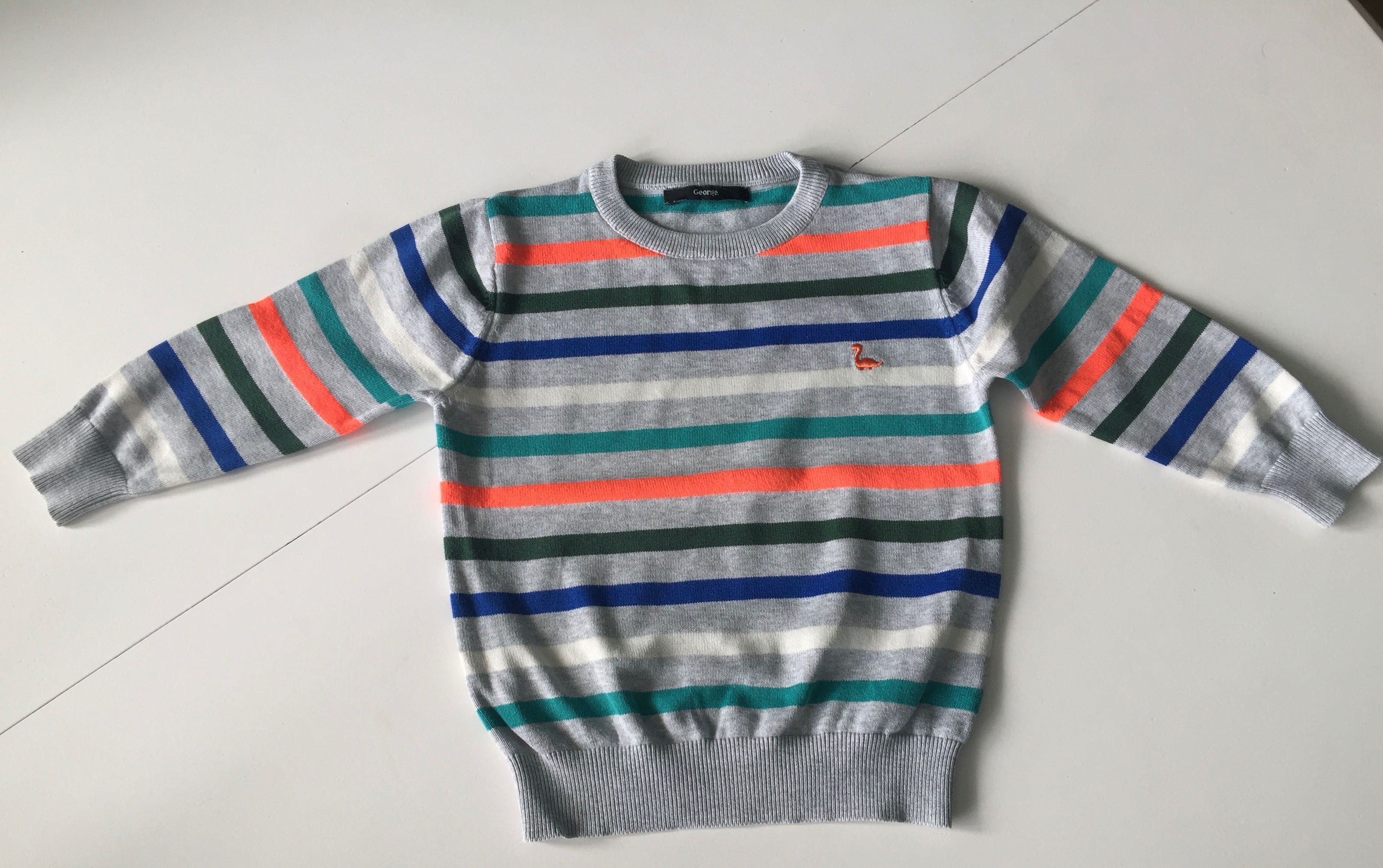 Elegancki sweter z dinozaurem George 3-4 lata