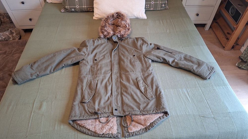 Kurtka Military Wear Fish Tail Parka - Olive - kurtka zimowa