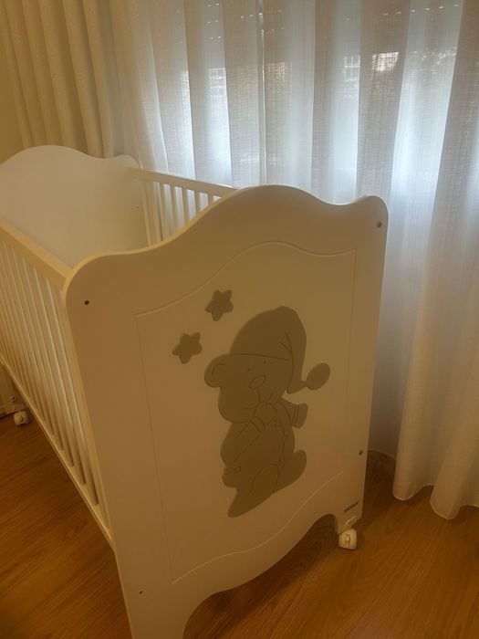 berço com colchão para  bebé e criança marca TRAMA