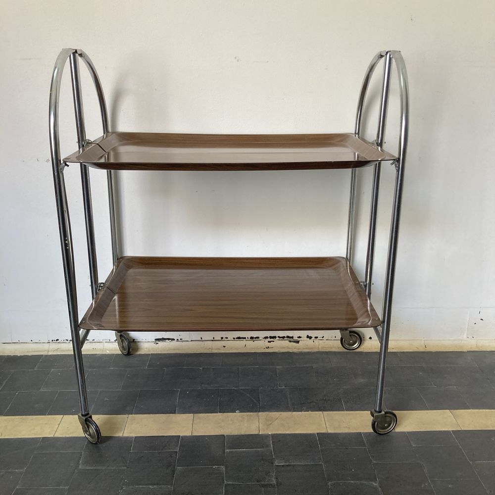 Carrinho de apoio, bar, dobravel vintage
