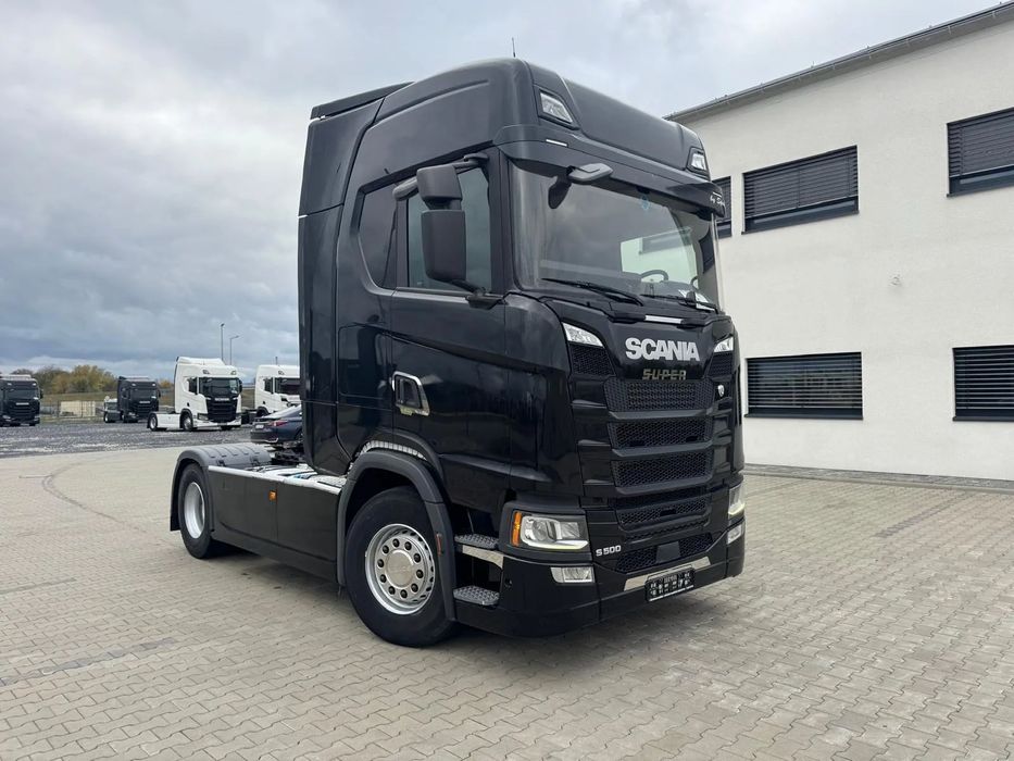 Scania S500/ 2019r/ BOGATA WERSJA/ ZAWIESZENIE FULL PODUCHY/ FULL LEDy/ BAKI 1250L/ 4 PODUSZKI TYŁ  S500/ 2019r/ Full Poduszka/ Full Ledy/ Złoty Kontrakt