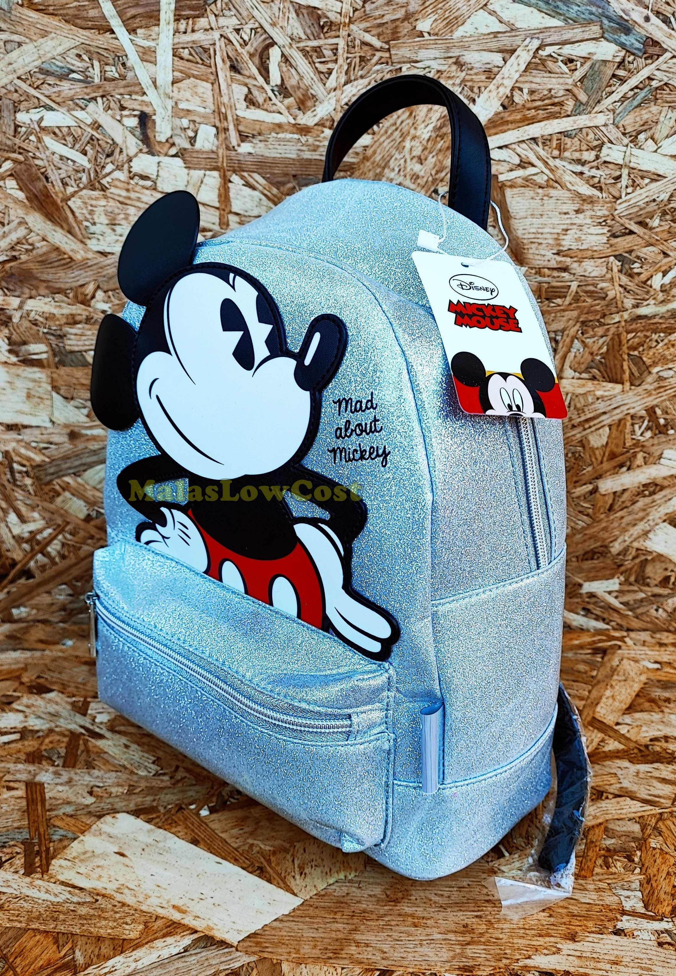 Mochila ORIGINAL Novas Mickey Disney - NOVO MODELO - Tamanho 30cm
