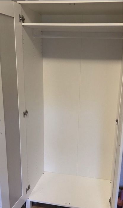 IKEA biała szafa dwudrzwiowa