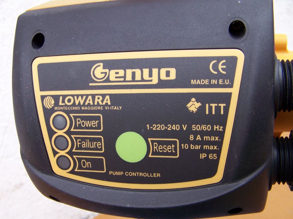 Pompa wody Lowara 8bar + regulator ciścienia Genyo 10bar
