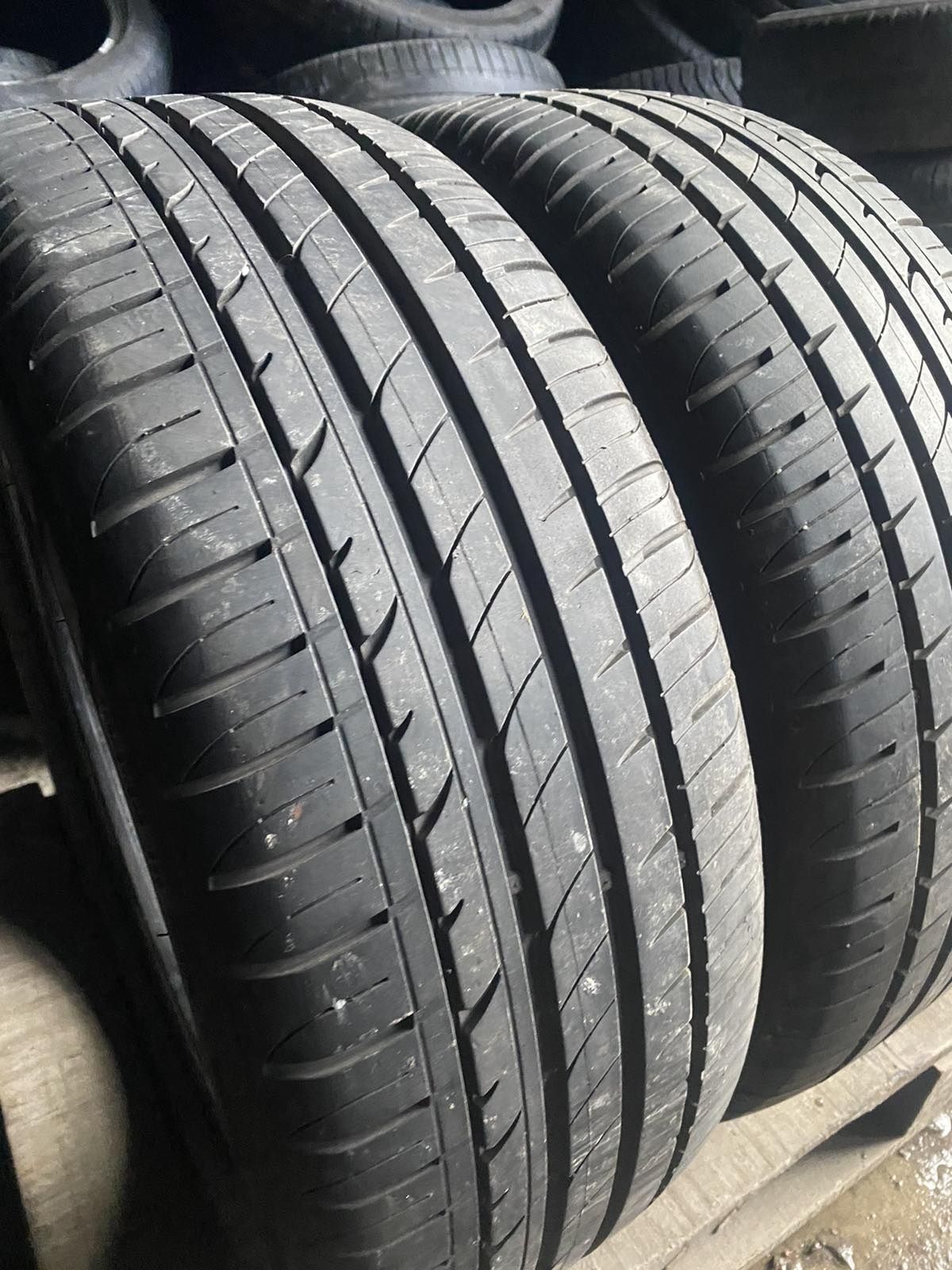 195.55.16 Hankook 2шт лето БУ склад шины резина из Европы 55 R16