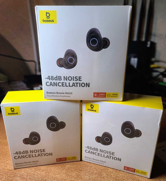 Бездротові TWS навушники Baseus Bowie MA10 ANC