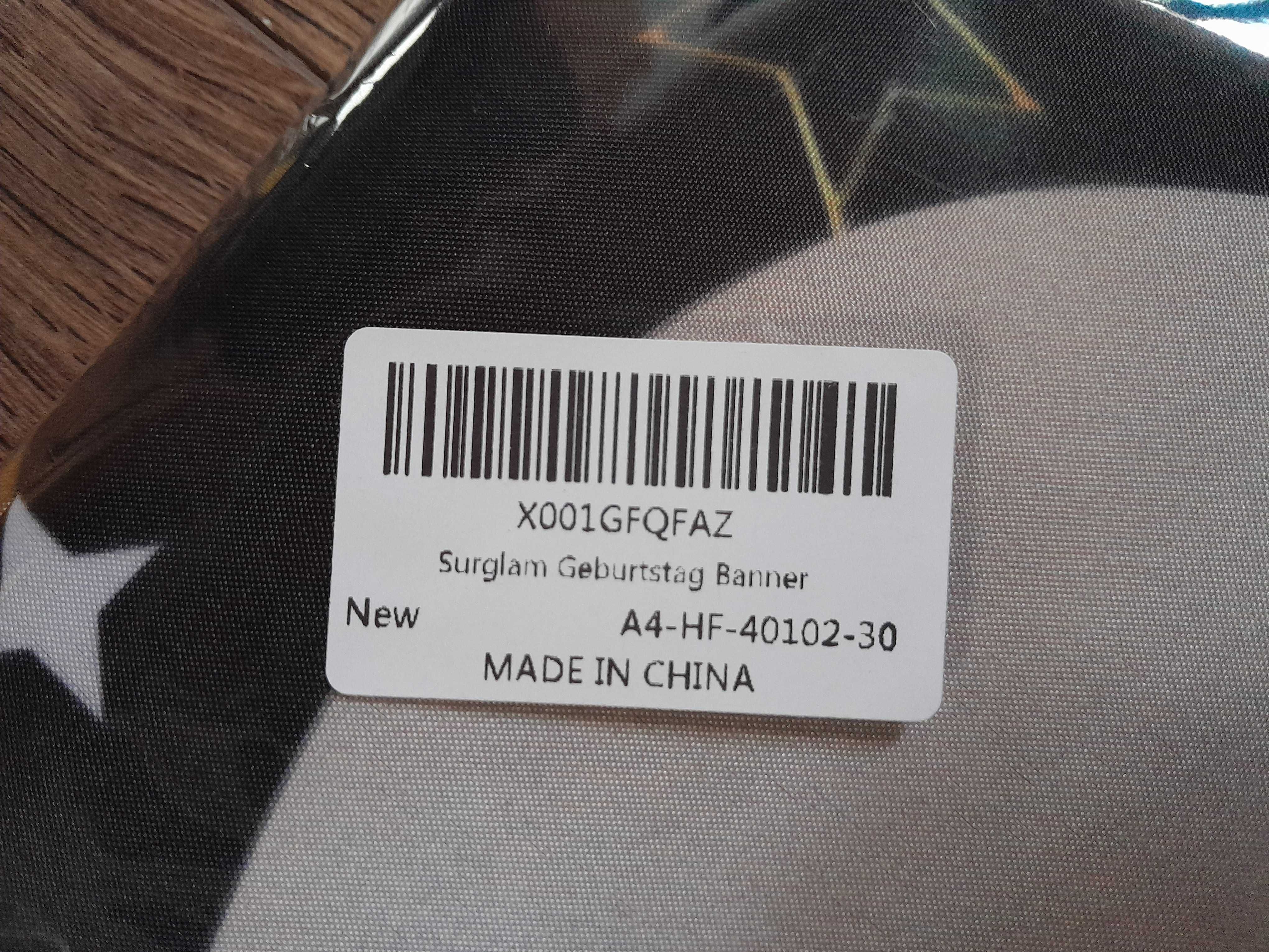 Duży baner urodzinowy dekoracja na 30 urodziny nowy outlet