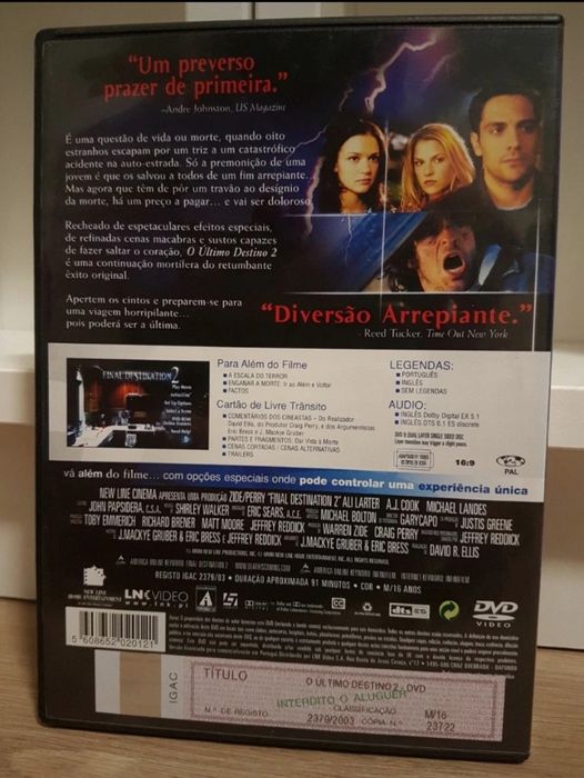 DVD último destino 2