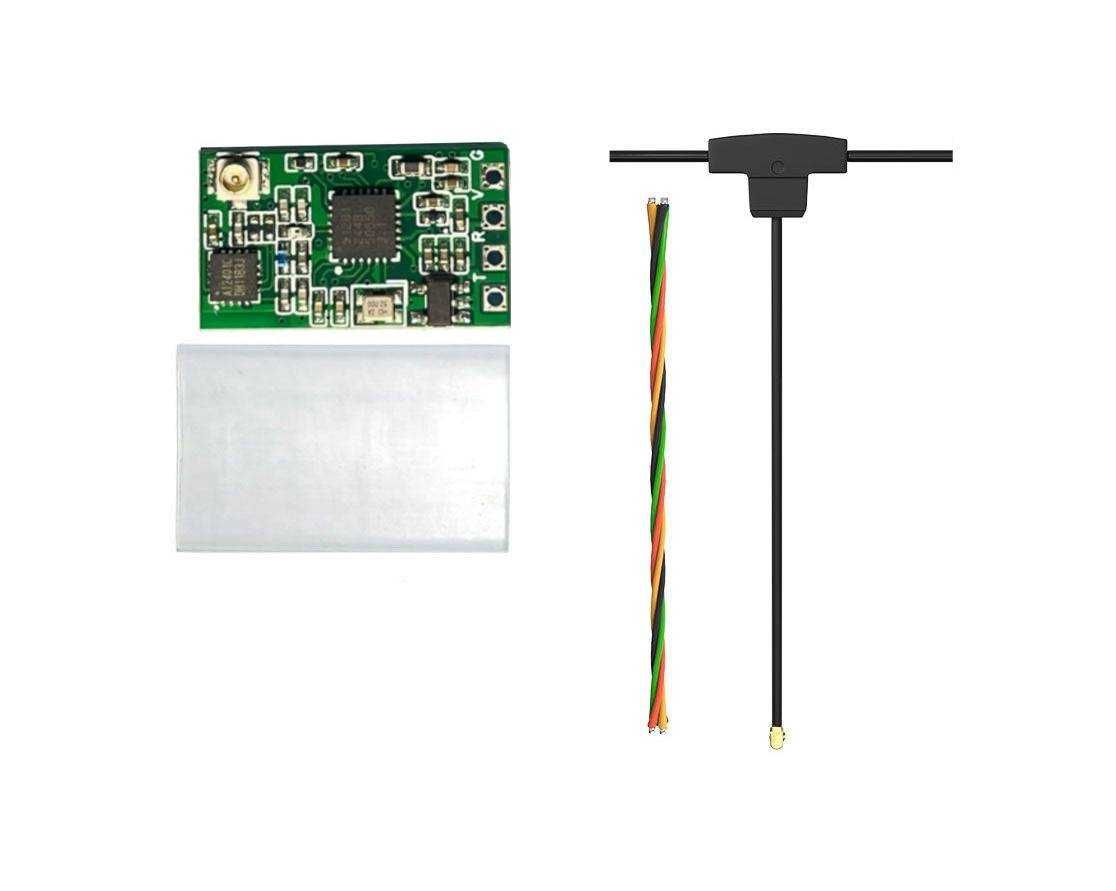 приймач ELRS nano RX 2.4ghz(2100-2690) з антеною на вибір