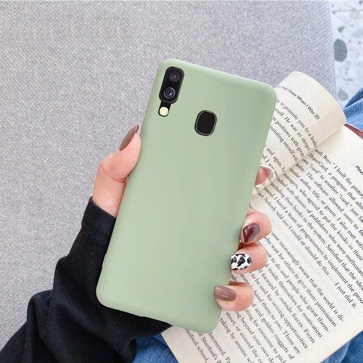 Etui Do Samsung A40 Silikon Kolor Soft Case Zielony