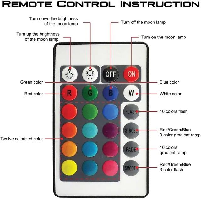Umidificador de Ar RGB com Comando bluetooth