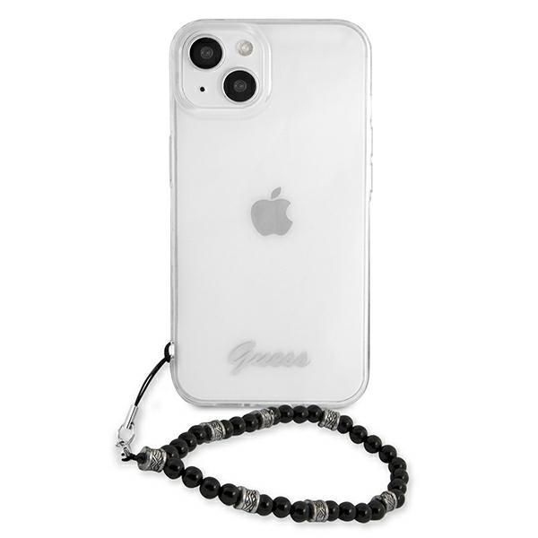 Etui Guess iPhone 13 / 14 / 15 6.1" Transparent Black Pearl