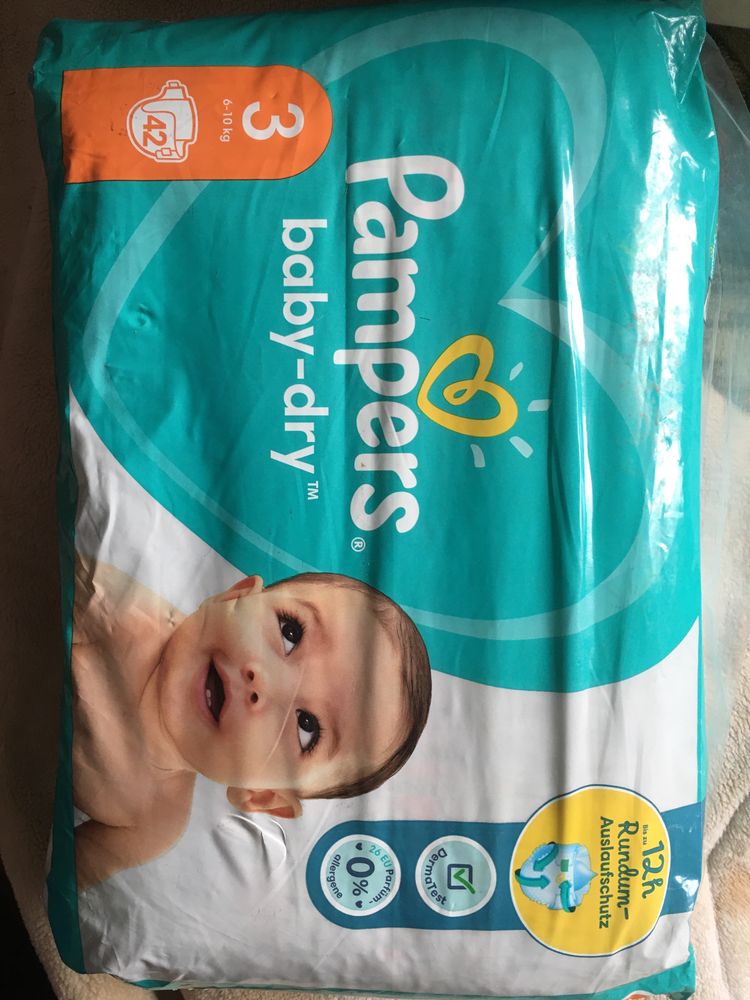 Памперси Pampers bаby dry 3 шт