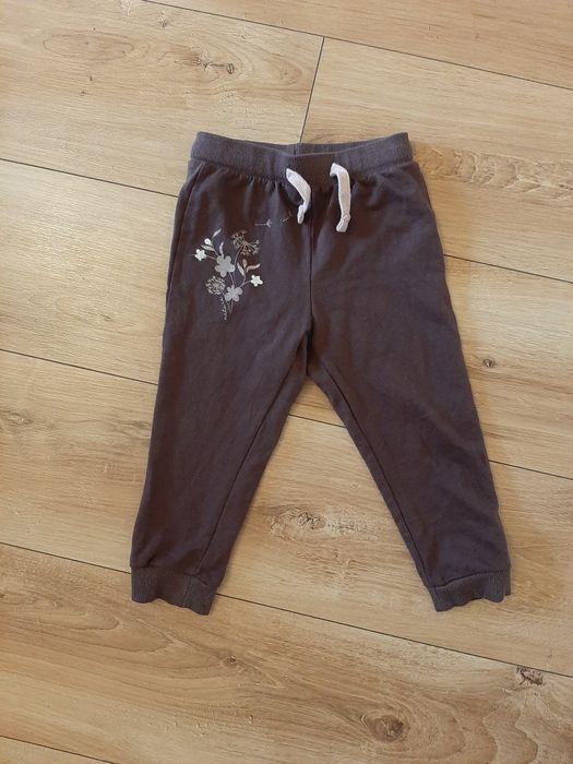 Spodnie dresowe 92 nowe bawełna organiczna