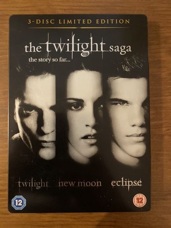 Dvd set trilogia Twilight - metal case