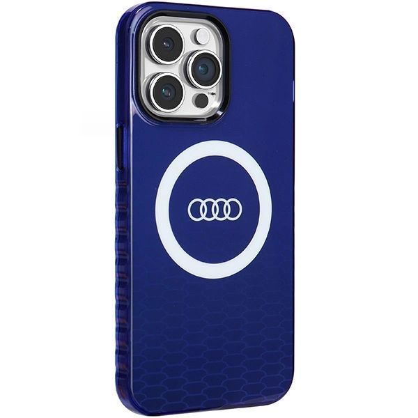 Etui Audi Iml Big Logo Magsafe Na Iphone 14 Pro Max - Niebieskie
