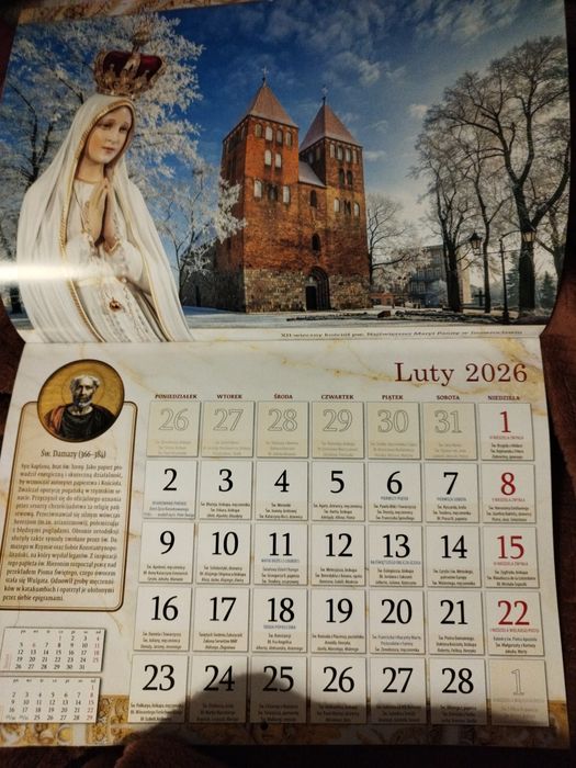 Kalendarz 365 dni z Maryją 2026 rok