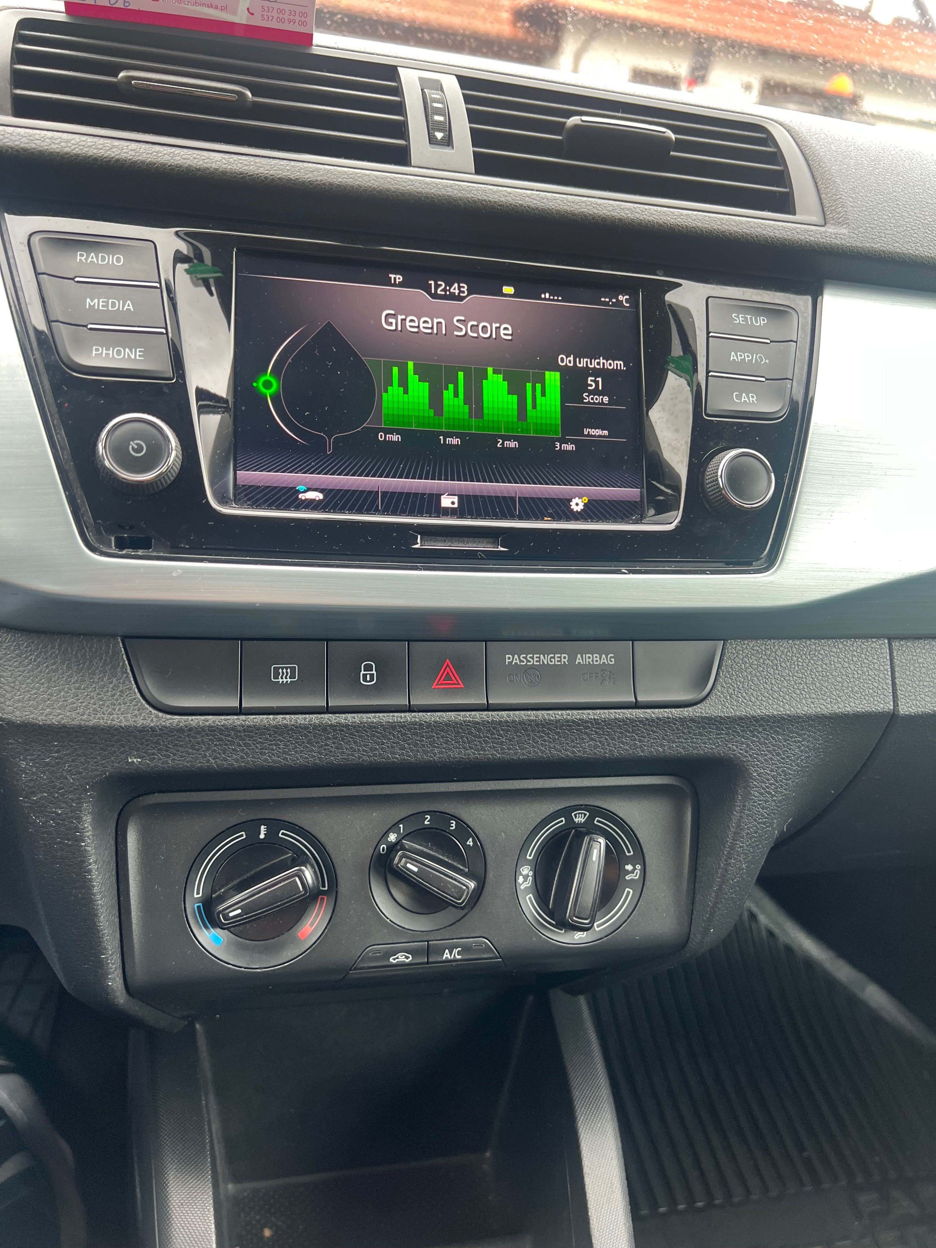 Skoda Fabia 1.0 MPI LPG Landi Renzo 2020r Klima Navi CarPlay Alufelgi