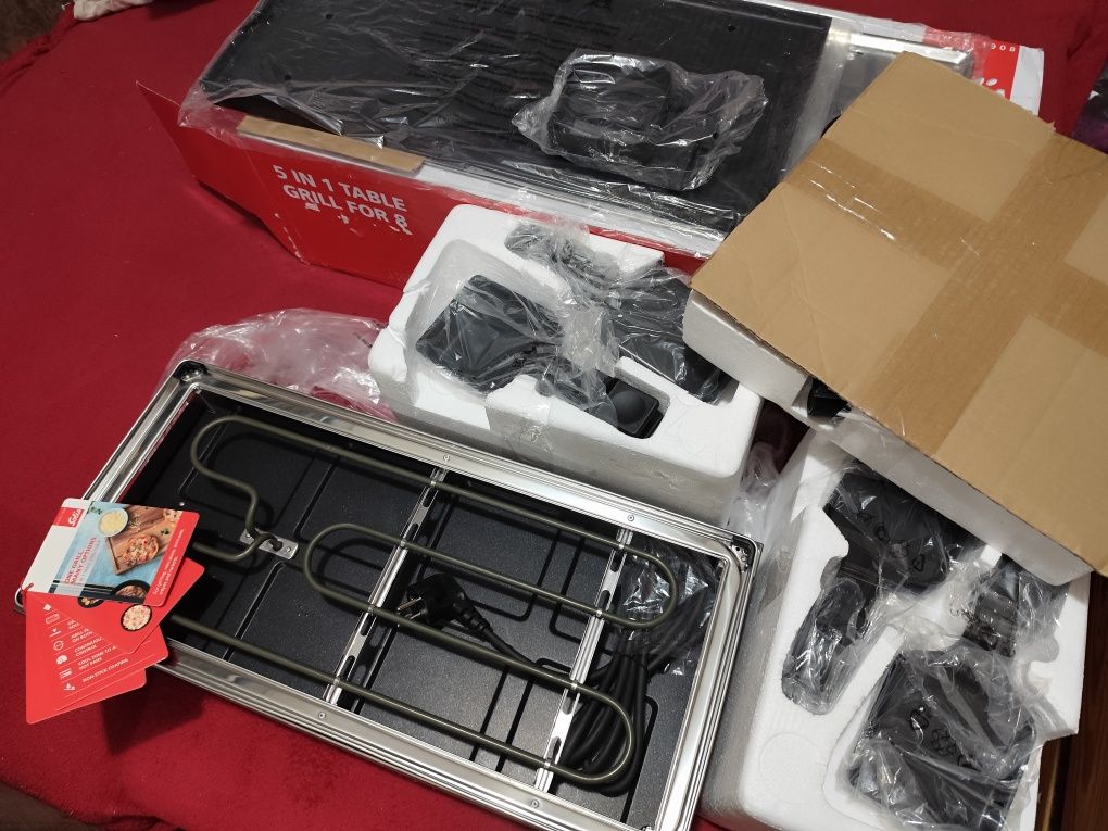 Grill Elektryczny 5 w 1 Solis 977.47 Nowy Kpl Zestaw