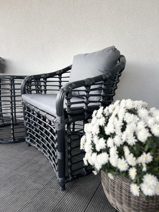 Комплект меблів Kuba, садові меблі, крісла з ротангу, меблі на балкон