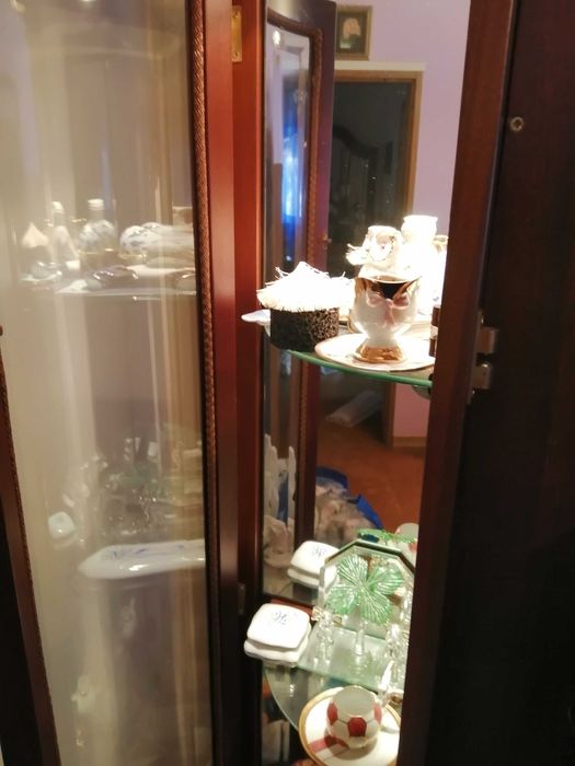 Antigo Relogio De Sala Em Cerejeira Todo Trabalhado