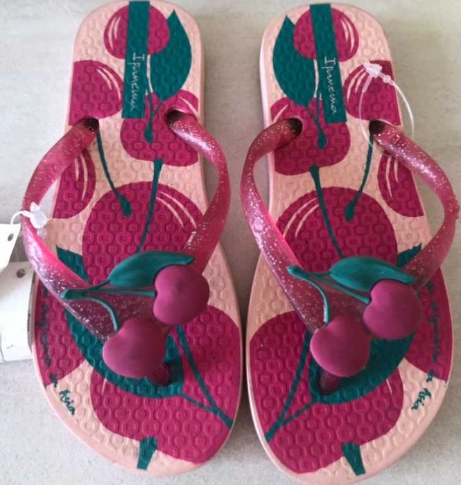 Klapki japonki nowe wisienki Ipanema rozm 27/28