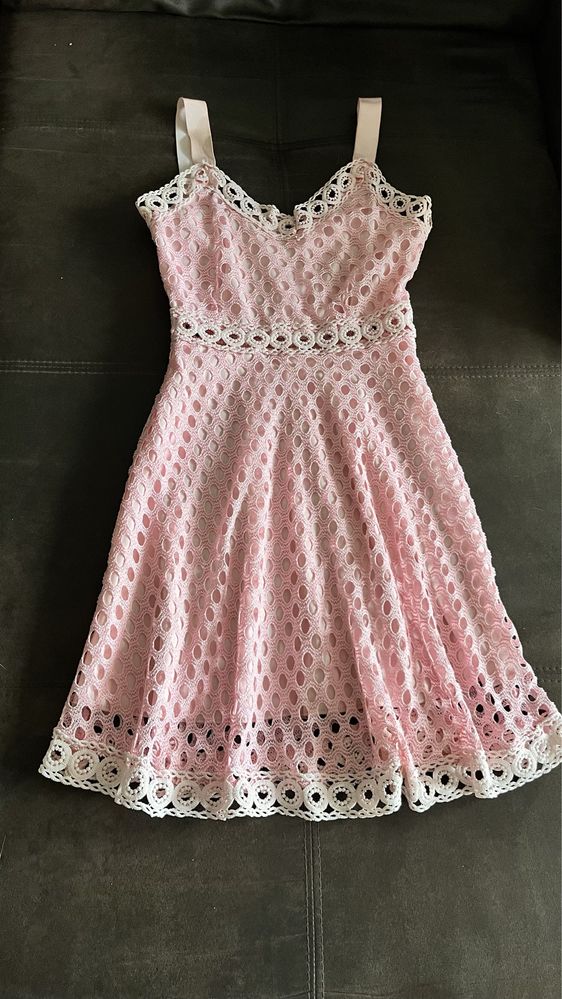 Сукня сарафан на літо рожева