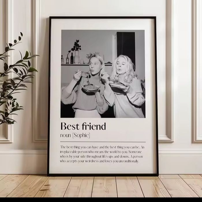 poster personalizado para melhores amigos