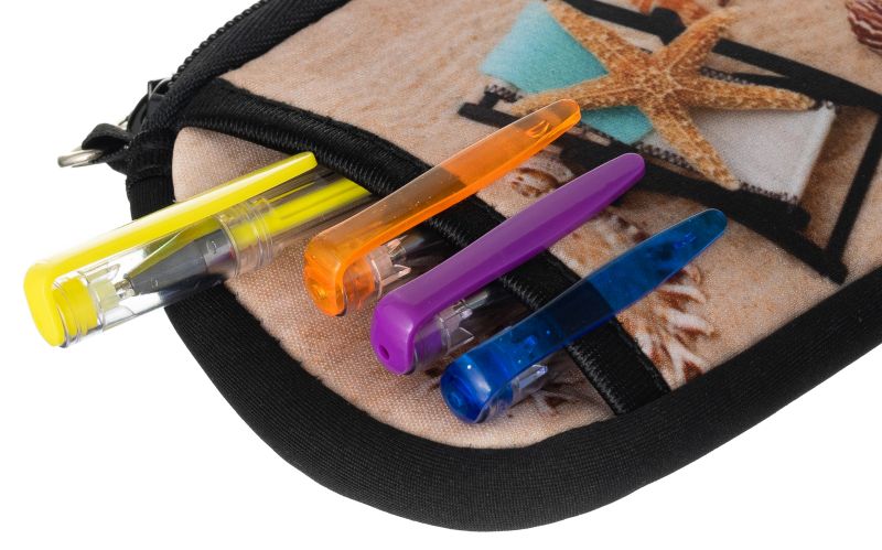 etui kolorowe-piórnik/portmonetka dla dzieci - loren